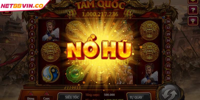 Tam Quốc Tranh Hùng NET88 Trải Nghiệm Slots Đỉnh Cao Nhất Hướng dẫn các bước tham gia Tam Quốc Tranh Hùng tại NET88